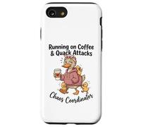 Running on Coffee & Quack Attacks Chaos Coordinator Case for iPhone SE (2020) / 7/8