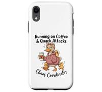 Running on Coffee & Quack Attacks Chaos Coordinator Case for iPhone XR