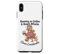 Running on Coffee & Quack Attacks Chaos Coordinator Case for iPhone XS Max
