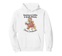 Running on Coffee & Quack Attacks Chaos Coordinator Pullover Hoodie