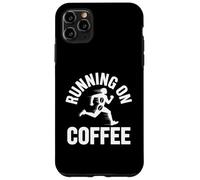Running On Coffee Runner Caffeine Jogging Humor Case for iPhone 11 Pro Max