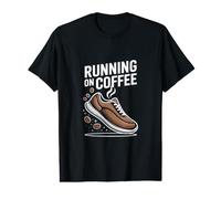 Running On Coffee Runner Caffeine Motivation Value Graphic T-Shirt