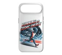 Running On Cosmic Energy Alien Marathon Distance Runners Case for iPhone Air