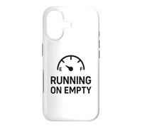 Running On Empty Shirt Funny Burnout Humor Tee Case for iPhone 17
