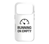 Running On Empty Shirt Funny Burnout Humor Tee Case for iPhone 17 Pro
