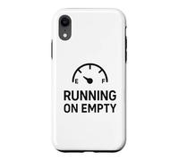 Running On Empty Shirt Funny Burnout Humor Tee Case for iPhone XR