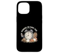Running On Farm Time Homestead Life Humor Case for iPhone 15