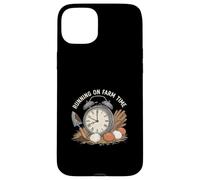 Running On Farm Time Homestead Life Humor Case for iPhone 15 Plus