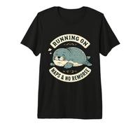 Running on Naps and No Remorse Funny Lazy Seal Premium T-Shirt