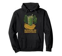 Running On Smoothies Banana Spinach Delight Pullover Hoodie