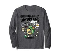 Running On Tea Daydreams Drinking Turtle Long Sleeve T-Shirt