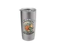 Running On Tea Daydreams Roller Skating Snail Stainless Steel Insulated Tumbler