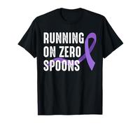 Running On Zero Spoons Crohn's Disease T-Shirt