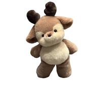 Running Plushie Stress Relief Panda Cow Little Lamb Red Panda Stuffed Animal,Soft Stuffed Animals,Shaking Interactive Moving Legs Desktop Fidget Toy Soft Cuddly Pal Sensory Gift (Deer)