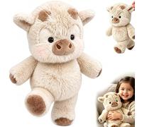 Running Plushies Highland Cow, 45CM Furry Highland Cows Plush Soft Toys