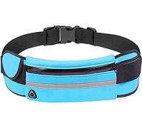 Running Pouch Belt Waist Pack Bag,Workout Fanny Pack,Bounce Free Jogging Pocket Belt-Travelling Money Cell Phone Holder for Running Accessories（Blue）