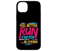Running Quote Love To Run Text Only Motivational Cute Runner Case for iPhone 14 Plus