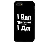 Running Quotes Text Funny People Funny I Run Therefore I’m Case for iPhone SE (2020) / 7/8