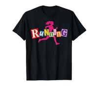 Running Ransom Notes Distance Runner Fitness Field Marathon T-Shirt