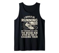 Running Runner Half Marathon Christian Bible Quote Faith I Tank Top