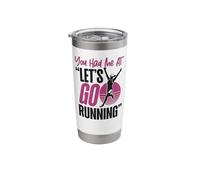 Running Runner Half Marathon Female Runner Retro You Had Me Stainless Steel Insulated Tumbler