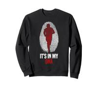 Running Runner Half Marathon Fingerprint It's In My Dna Sweatshirt