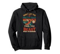 Running Runner Half Marathon Girl Don't Let The Pretty Face Pullover Hoodie