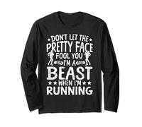 Running Runner Half Marathon Girl Vintage Don't Let The Long Sleeve T-Shirt