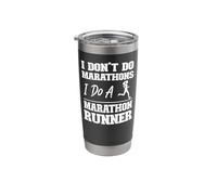 Running Runner Half Marathon I Don't Do Marathons I Do A Stainless Steel Insulated Tumbler