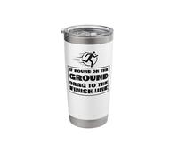 Running Runner Half Marathon If Found On The Ground Drag to Stainless Steel Insulated Tumbler