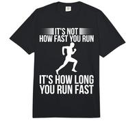 Running Runner Half Marathon It's Not How Fast You Run It's Comfort Colors Adult Heavyweight T-Shirt