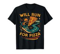Running Runner Half Marathon Pizza Will Run for Pizza T-Shirt