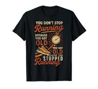 Running Runner Half Marathon Retirement Retro Vintage You T-Shirt