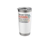 Running Runner Half Marathon Retirement Vintage Retro You Stainless Steel Insulated Tumbler