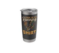 Running Runner Half Marathon Retro Vintage This is My Stainless Steel Insulated Tumbler
