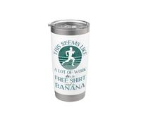 Running Runner Half Marathon Retro Vintage This Seems Like A Stainless Steel Insulated Tumbler
