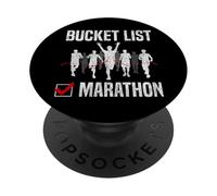 Running Runner Half Marathon Vintage Bucket List Marathon PopSockets Adhesive PopGrip