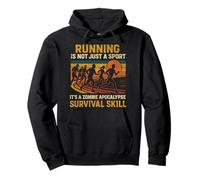 Running Runner Half Marathon Zombie Running Is Not Just A Pullover Hoodie