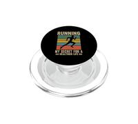 Running Secret For A Healthier Life Jogging Marathon Runner PopSockets PopGrip for MagSafe