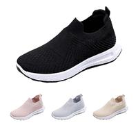 Running Shoes for Men and Women, Slip-On Orthopaedic Trainers, Mesh Upper Material, Breathable Hiking Shoes, Comfortable Casual Shoes with Walking, Outdoor, Lightweight Jogging Shoes, Flat Sole Shoes