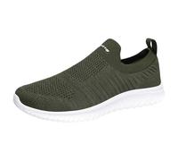 Running Shoes Men's Black Large Size Slip-On Trainers Soft Lightweight Hiking Shoes Non-Slip Slip On Shoes Mesh Breathable Jogging Shoes Trend Fashionable Casual Shoes Street Shoes Breeze Shoes, AG