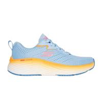Skechers Women's Slip-On Sneakers Max Cushioning Elite 2.0 Solace - Blue Textile/Orange Trim, UK 8