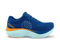 Topo Athletic Men's Lightweight Comfortable 5MM Drop Atmos Road Running Shoes, Athletic Shoes for Road Running, Blue/Orange, 6.5 UK