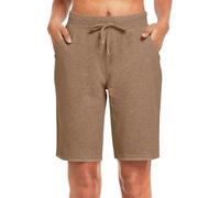 Running Shorts Women Gym Shorts Knee Length Long Summer Clothes Flowy Running Womens Size 18 for Women UK Knee Length Cycling Bottoms Ladies Black Cycling Short Lounge Plus Size