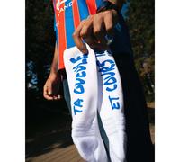 Running socks Les Frères Chaussettes Ta Gueule Et Cours Bleu S (35/38)