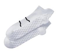 Running Socks, Low Cut and Bubble Protection for Sports Socks, Moisture-Wicking Men's Running Socks for the Ankle, for Athletic Runners, Athletes, Sports Lovers, Gym, Training, Fitness, White, L