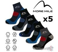More Mile Cheviot Trail Running Socks 5 Pair Pack Cushioned Padded Sports Sock