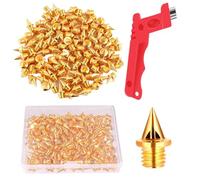 Running Spikes for Track, Golf Shoe Tips - Pointed Taper Track Tracks, Sports Accessories, Come-Resistant Sprint Nails for Sprinting Long Jump Climbing
