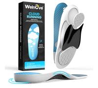 Running Sport Insoles with Arch Support - Non-Slip for Athletic Shoes Enhanced Cushioning & Breathable Orthotic Insoles Universal Size Fits Men/Women-S-W: 5-6