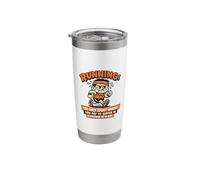 Running Suffer Marathon Ironic Saying Stainless Steel Insulated Tumbler